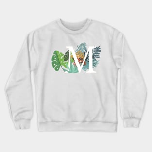 Plant Letter M Crewneck Sweatshirt